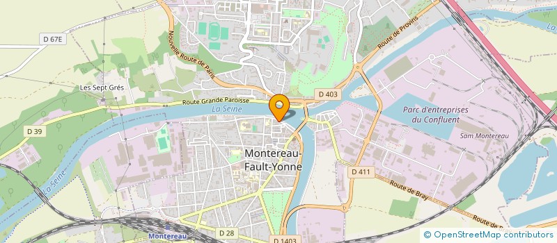 localisation de l'entreprise CM ECOM à MONTEREAU-FAULT-YONNE