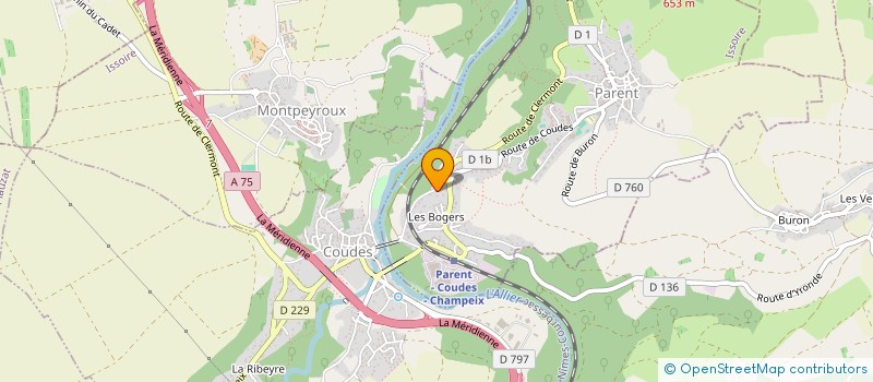 localisation de l'entreprise CM ELEC  PARENT