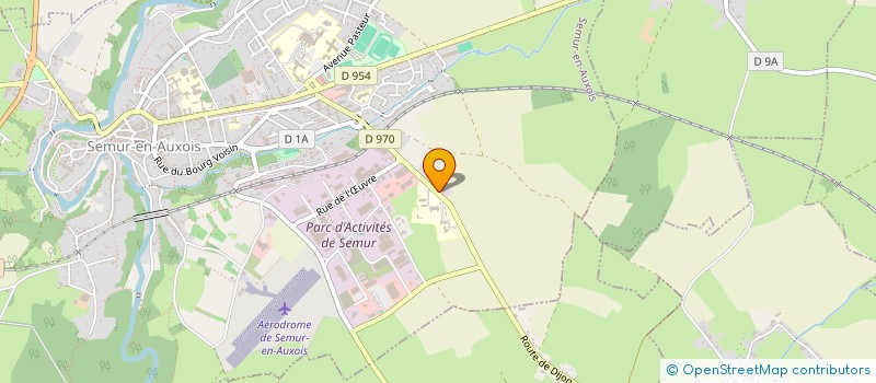 localisation de l'entreprise CM ENTREPRISE à SEMUR-EN-AUXOIS