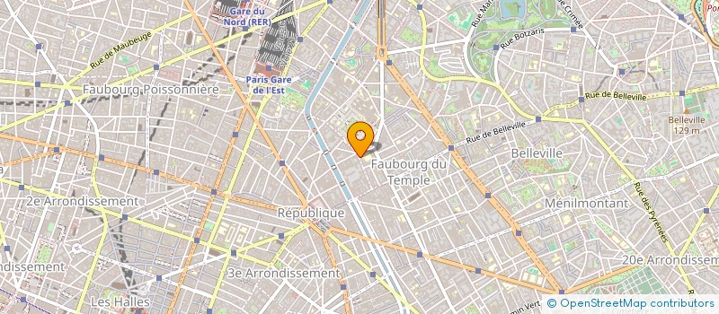 localisation de l'entreprise CM ET FM  PARIS