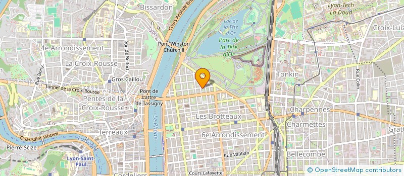 localisation de l'entreprise CM EXPERTISE  LYON 6EME