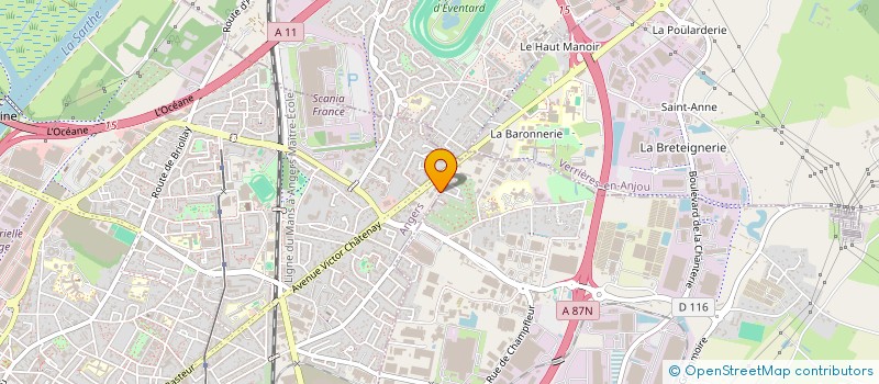 localisation de l'entreprise CM EXPERTISES  ANGERS