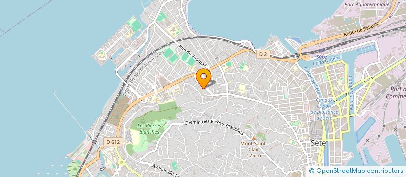 localisation de l'entreprise CM EXPRESS à SETE