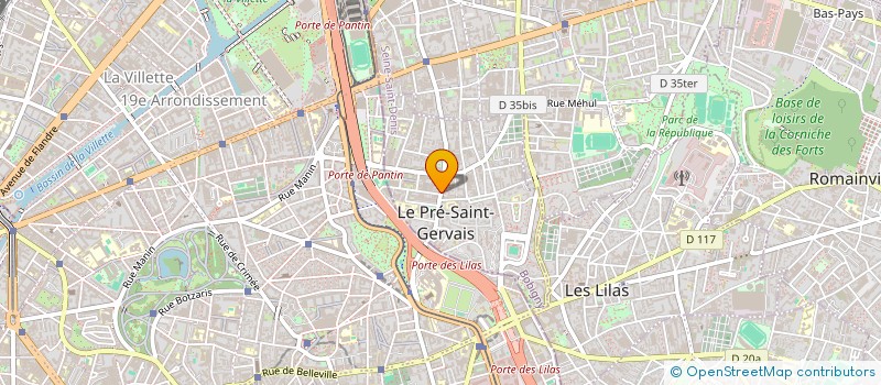 localisation de l'entreprise CM FILMS à LE PRE-SAINT-GERVAIS