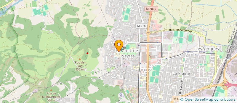 localisation de l'entreprise CM FINITION  CLERMONT-FERRAND