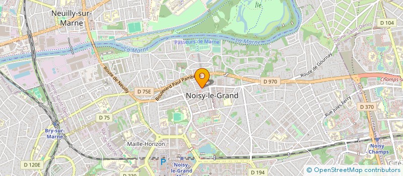 localisation de l'entreprise CM FRANCE à NOISY-LE-GRAND