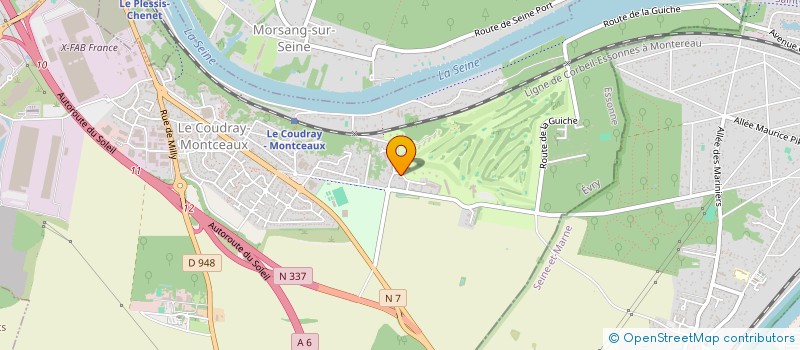 localisation de l'entreprise CM.G.NETINVEST  LE COUDRAY-MONTCEAUX