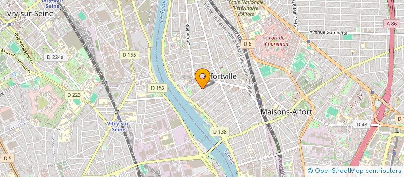 localisation de l'entreprise CM GESTION à ALFORTVILLE