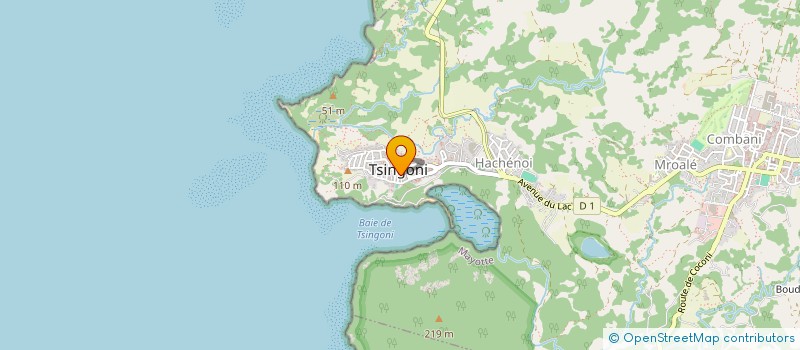 localisation de l'entreprise CM GROUP à TSINGONI