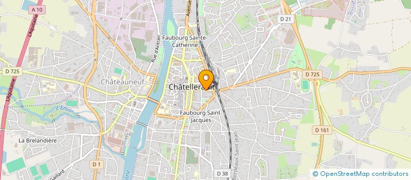 localisation de l'entreprise CM HOLDING  CHATELLERAULT