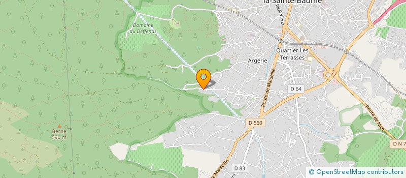 localisation de l'entreprise CM HOLFIN à SAINT-MAXIMIN-LA-SAINTE-BAUME