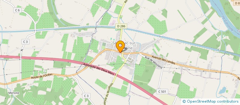 localisation de l'entreprise CM IMMO à SERIGNAC-SUR-GARONNE