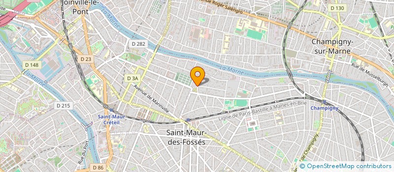 localisation de l'entreprise CM IMMO à SAINT-MAUR-DES-FOSSES