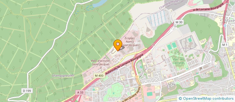 localisation de l'entreprise CM IMMO  MAXEVILLE