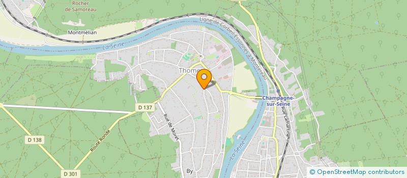 localisation de l'entreprise CM IMMO  BIEVRES