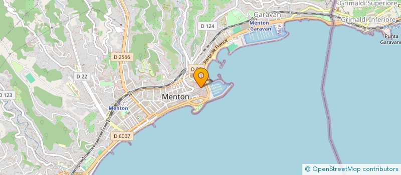 localisation de l'entreprise CM IMMO à MENTON