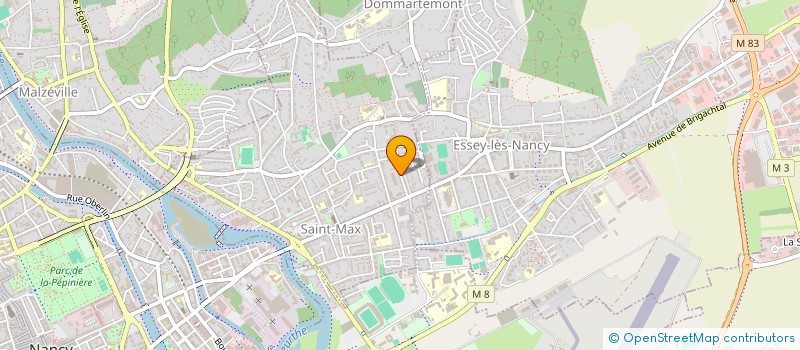 localisation de l'entreprise CM IMMO  SAINT-MAX