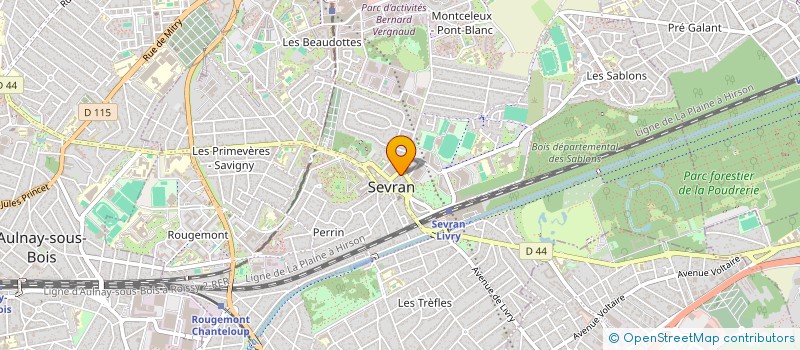 localisation de l'entreprise CM IMMO SEVRAN à SEVRAN