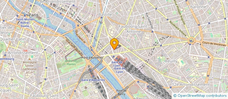 localisation de l'entreprise CM IMMOBILIER  PARIS