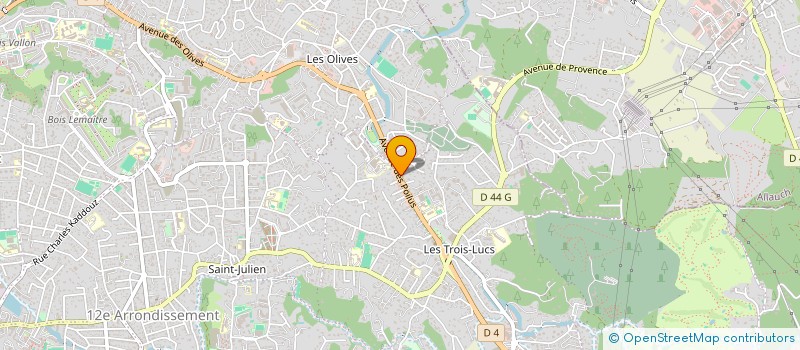 localisation de l'entreprise CM IMMOBILIER  MARSEILLE