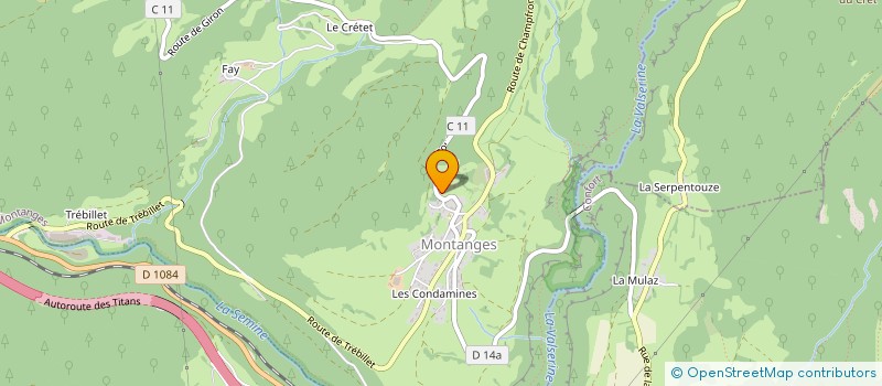 localisation de l'entreprise CM IMMOBILIERE  MONTANGES