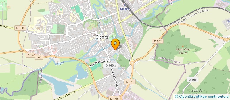 localisation de l'entreprise CM IMOBILIER à GISORS