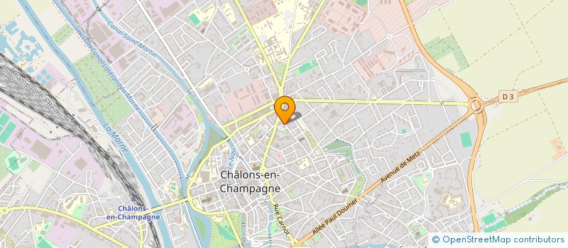 localisation de l'entreprise CM INFORMATIQUE à CHALONS-EN-CHAMPAGNE