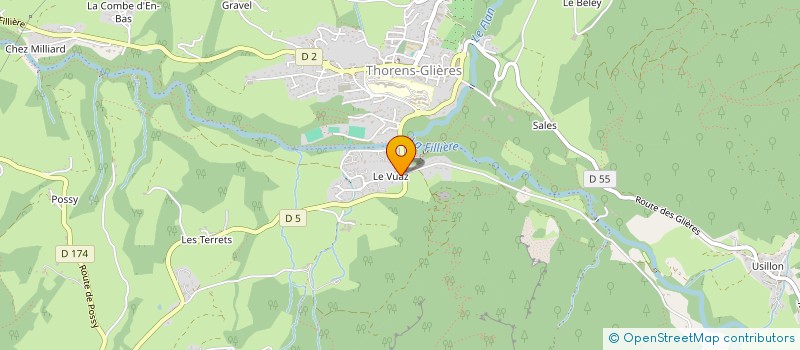 localisation de l'entreprise CM INSTALL à FILLIERE