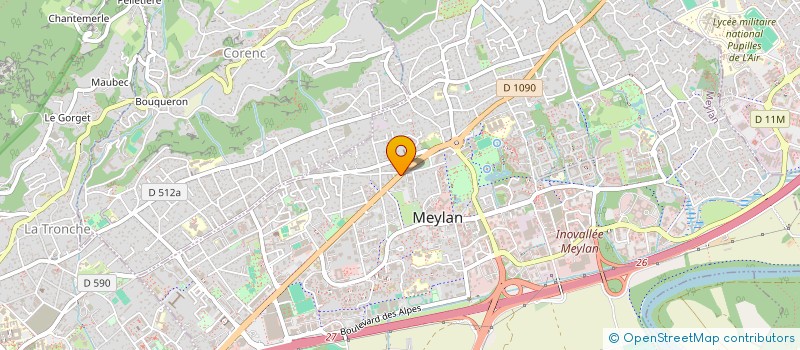 localisation de l'entreprise CM INTERIOR  MEYLAN