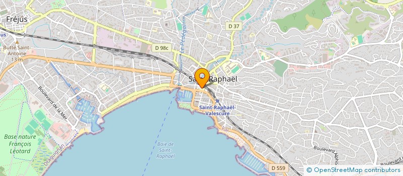 localisation de l'entreprise CM INVEST à SAINT-RAPHAEL