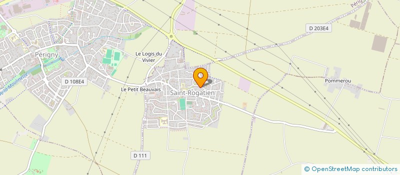 localisation de l'entreprise CM INVEST  SAINT-ROGATIEN