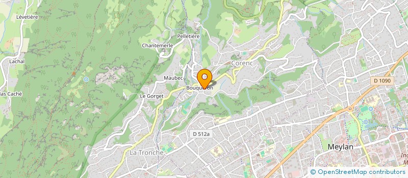 localisation de l'entreprise CM INVEST  CORENC