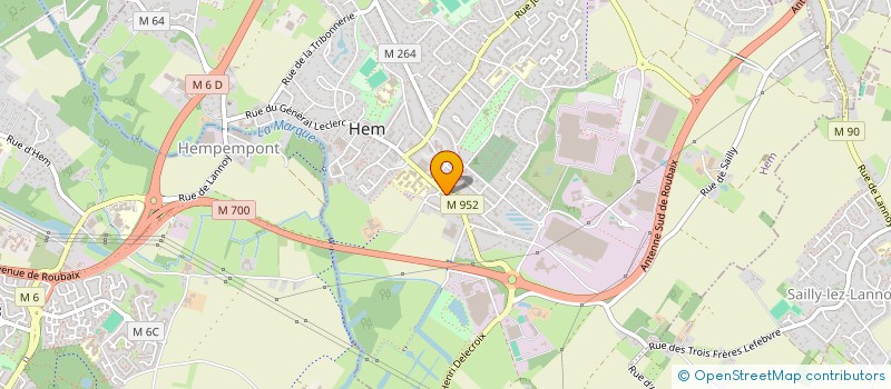 localisation de l'entreprise CM INVEST  HEM