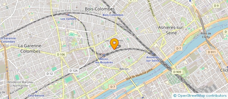 localisation de l'entreprise CM INVEST à COURBEVOIE