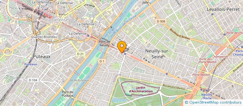 localisation de l'entreprise CM INVEST à NEUILLY-SUR-SEINE