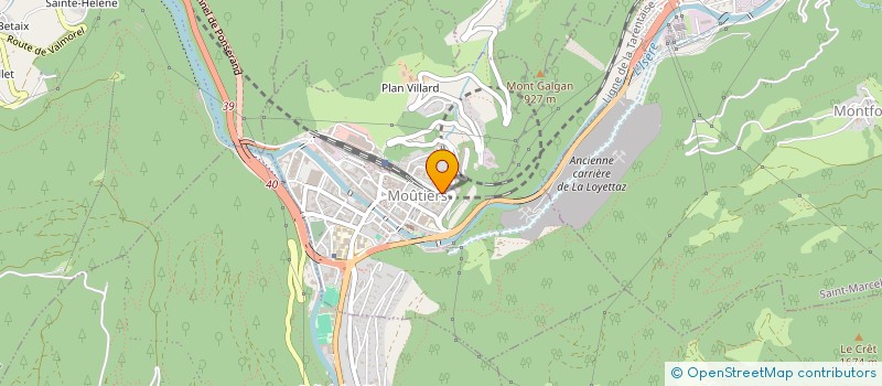 localisation de l'entreprise CM INVEST  MOUTIERS