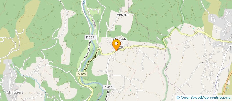 localisation de l'entreprise CM INVEST  VINEZAC