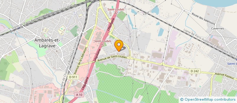 localisation de l'entreprise CM INVESTISSEMENTS  AMBARES-ET-LAGRAVE