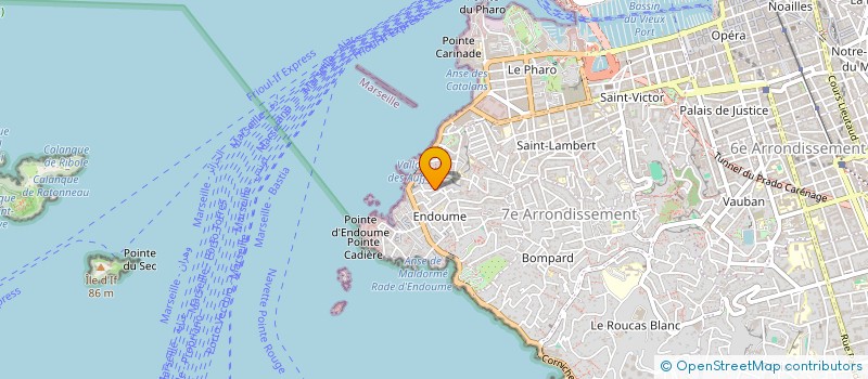 localisation de l'entreprise CM LAB à MARSEILLE