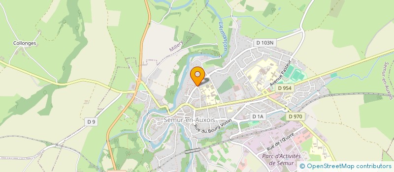 localisation de l'entreprise CM LIVRES SERVICES  SEMUR-EN-AUXOIS