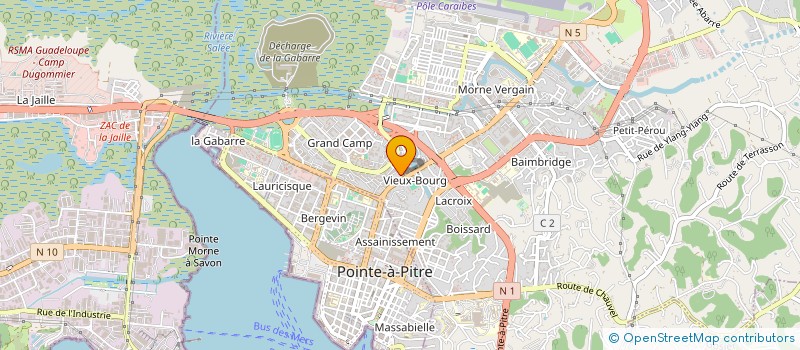localisation de l'entreprise CM LOGISTICS à LES ABYMES