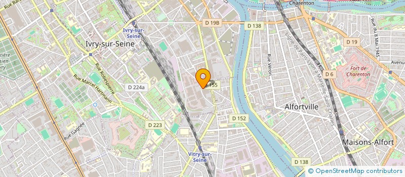 localisation de l'entreprise CM MARBRE  IVRY-SUR-SEINE