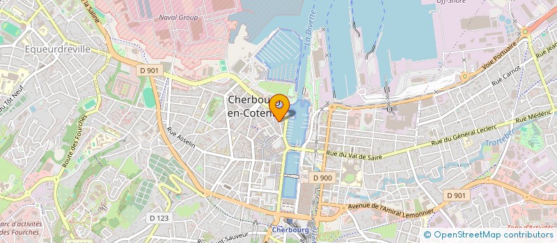localisation de l'entreprise CM MENUISERIE à CHERBOURG-EN-COTENTIN
