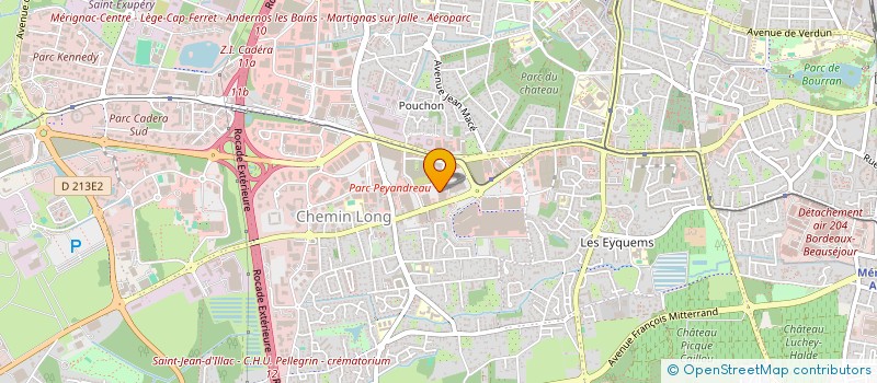 localisation de l'entreprise CM MERIGNAC à MERIGNAC