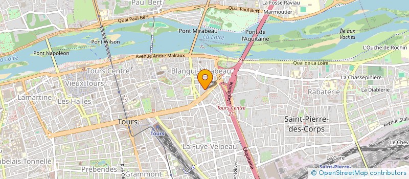 localisation de l'entreprise CM METAMORPHOSE à TOURS