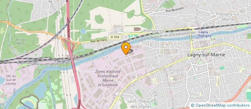 localisation de l'entreprise CM MEZACHE à LAGNY-SUR-MARNE