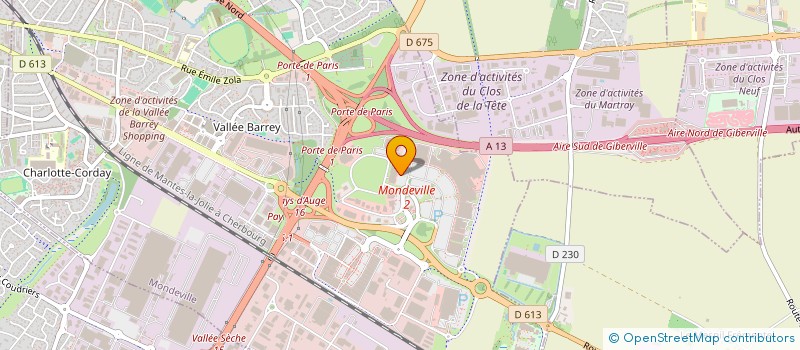 localisation de l'entreprise CM MONDEVILLE à MONDEVILLE