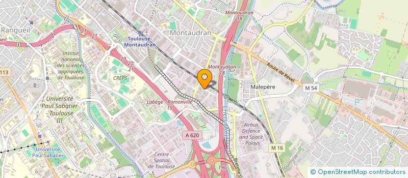 localisation de l'entreprise CM MONTAUDRAN à TOULOUSE