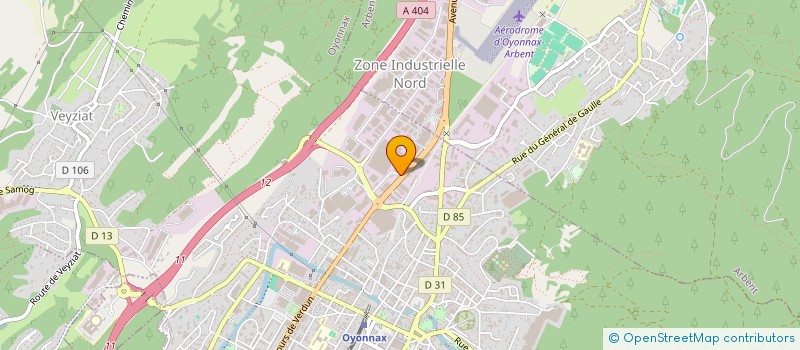 localisation de l'entreprise CM MOTOR'S 01 à OYONNAX