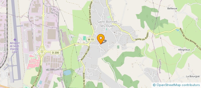 localisation de l'entreprise CM MOTORS  SAINT-BONNET-LES-OULES